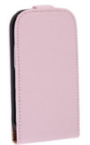 Кожен калъф FLIP за Sony Xperia E1 D2004 / Sony Xperia E1 dual D2104 розов